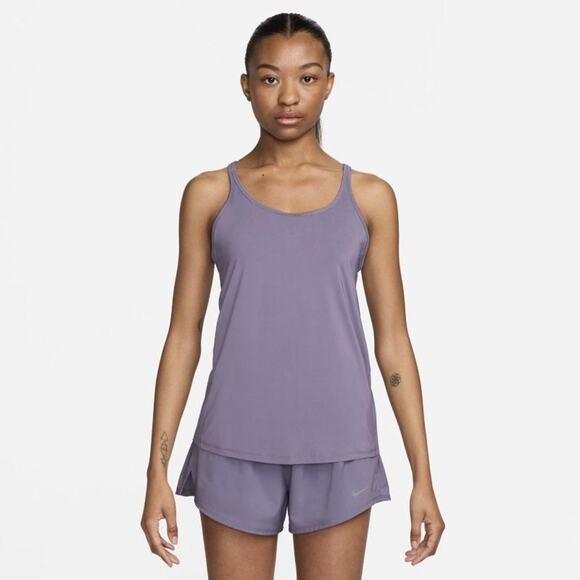 Nike One Training Dri-Fit Classic Strappy Tank Top in Purple-Blue XL - Picture 1 of 3
